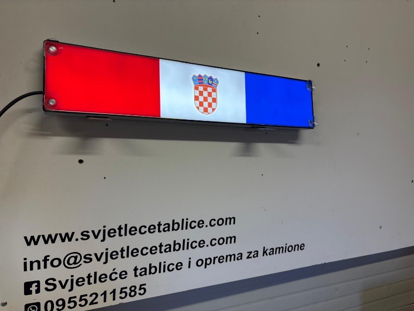 SVJETLEĆA TABLICA HRVATSKA