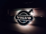 Svjetleće Ogledalo Volvo opcionalne dimenzije bijelo
