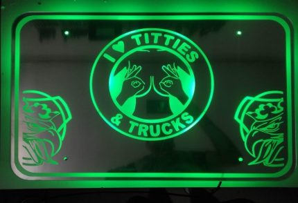 Svjetleće ogledalo LOVE 730X400