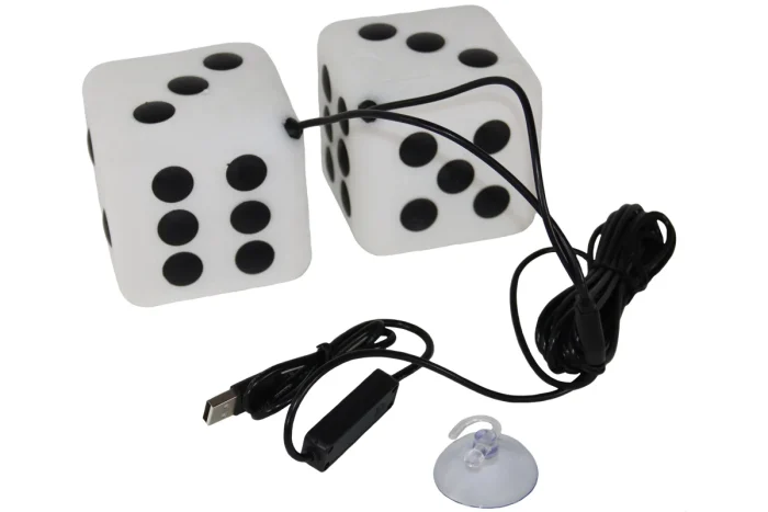 led beleuchtete fuzzy dice wuerfel im set rgb mit usb rot blau gruen weiss usw~19